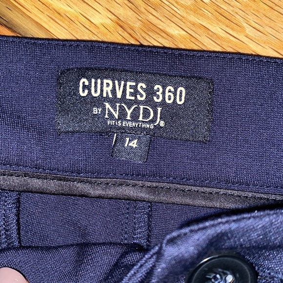 CURVES 360 BY NYDJ Slim Fit Ponte Pants Midnight - Picture 5 of 11